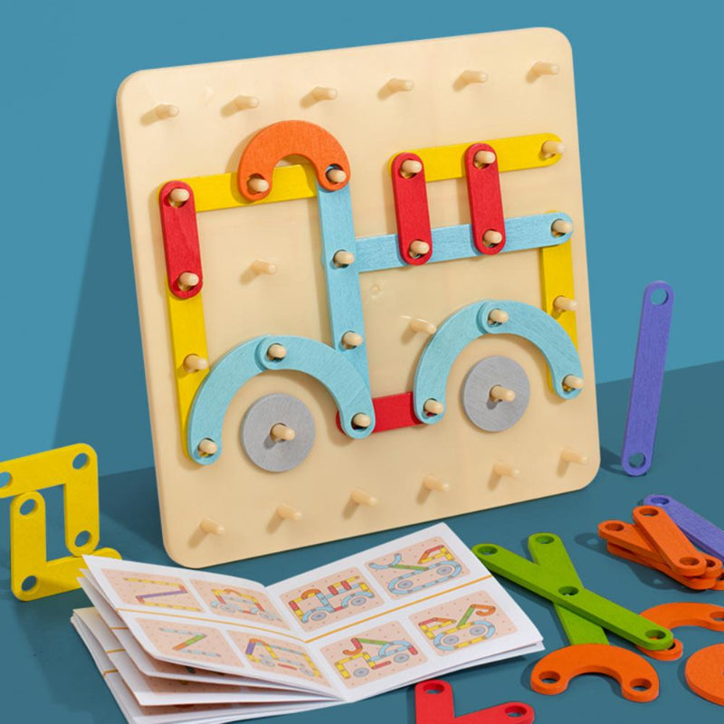 Montessori Pegboard-puzzel