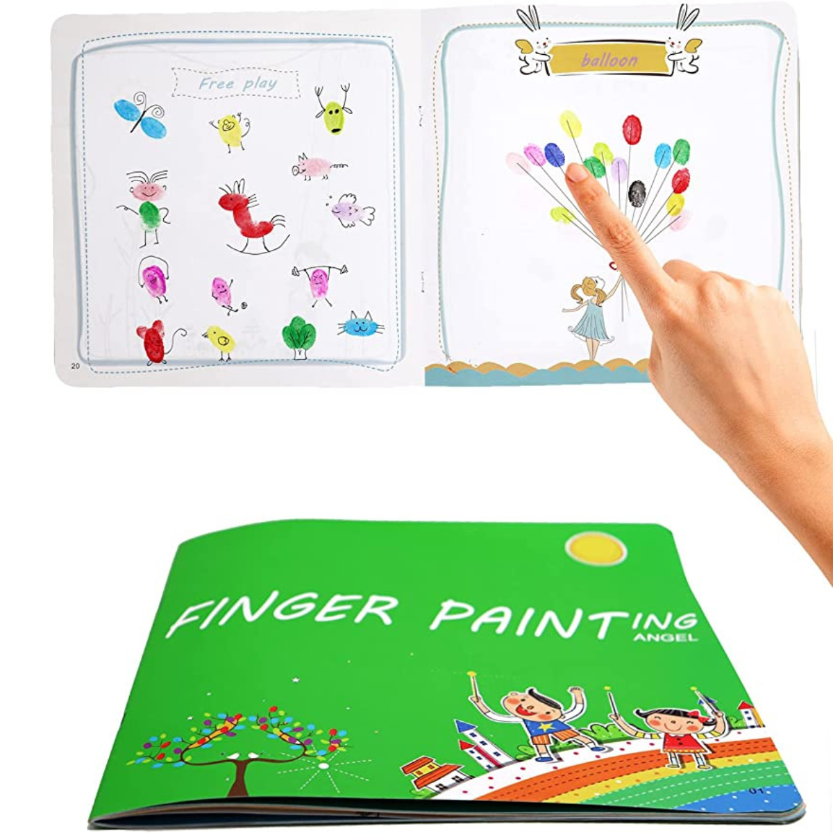 Paint Wheel™ - Urenlang creatief zijn - Vinger Verfset voor Kinderen