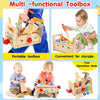 Houten Peuter Gereedschap met Doos, Montessori Educatief Speelgoed Baby Vanaf 6 Maanden