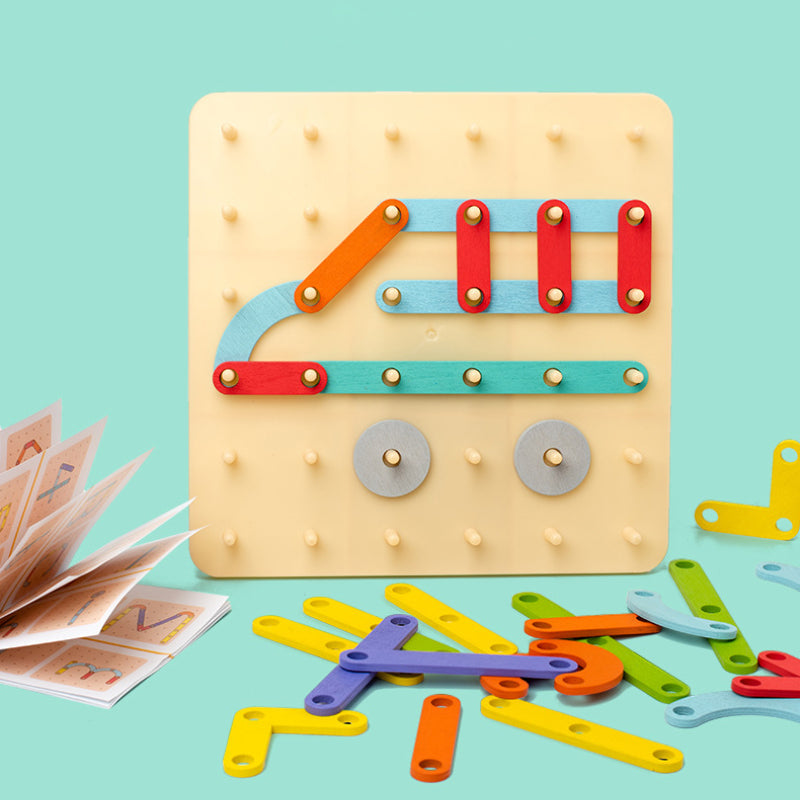 Montessori Pegboard-puzzel