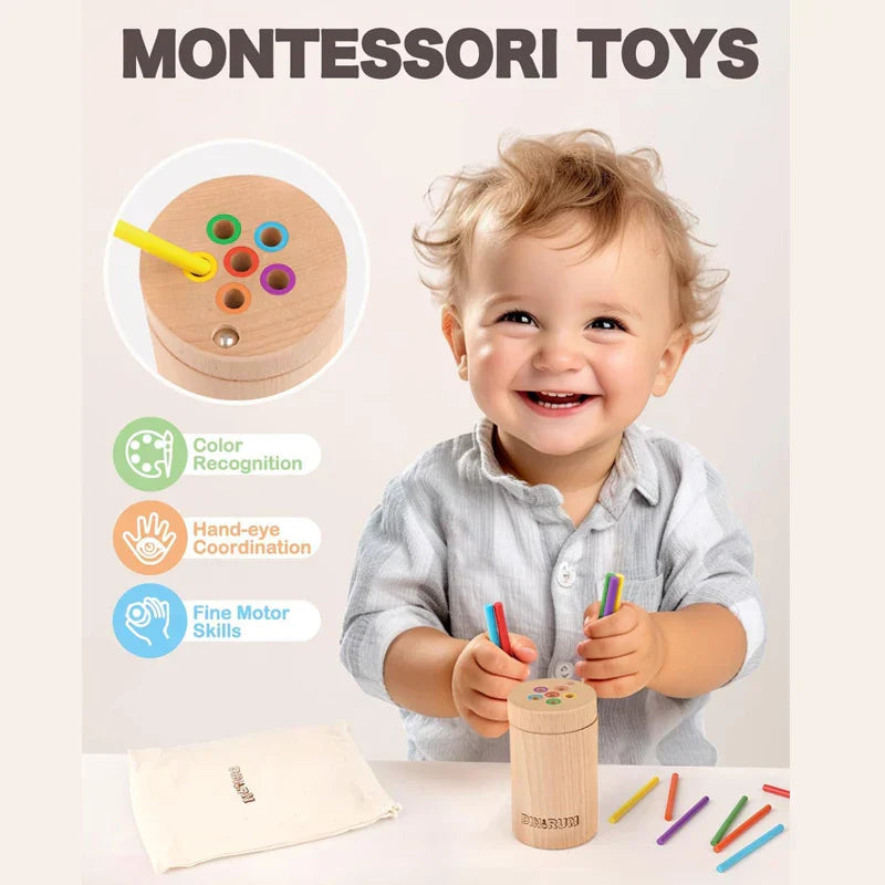 Montessori Sorteer Activiteit l Hout & Educatief l  Peuters 1, 2, 3 Jaar en Ouder